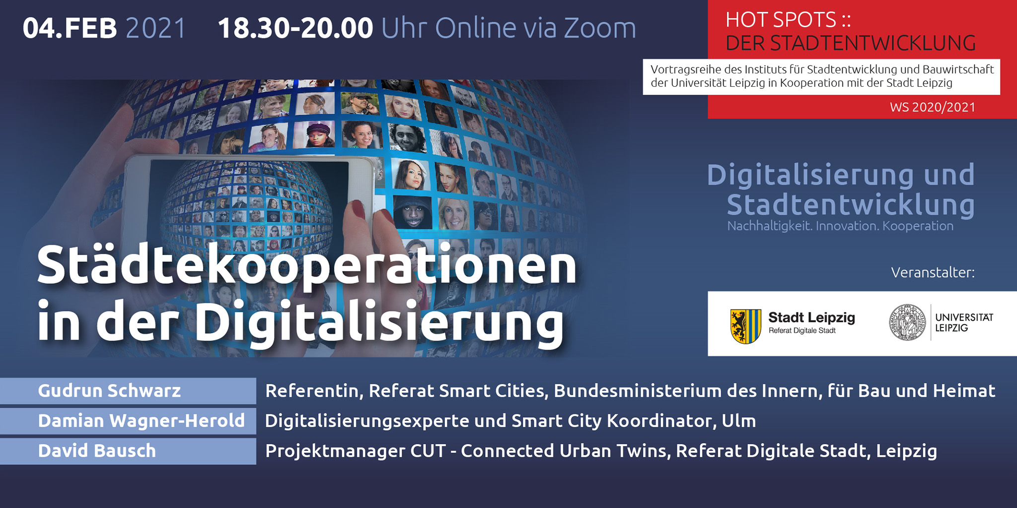 Webinar “HOT SPOTS :: of Urban Development, City Cooperations in the Digital Age”