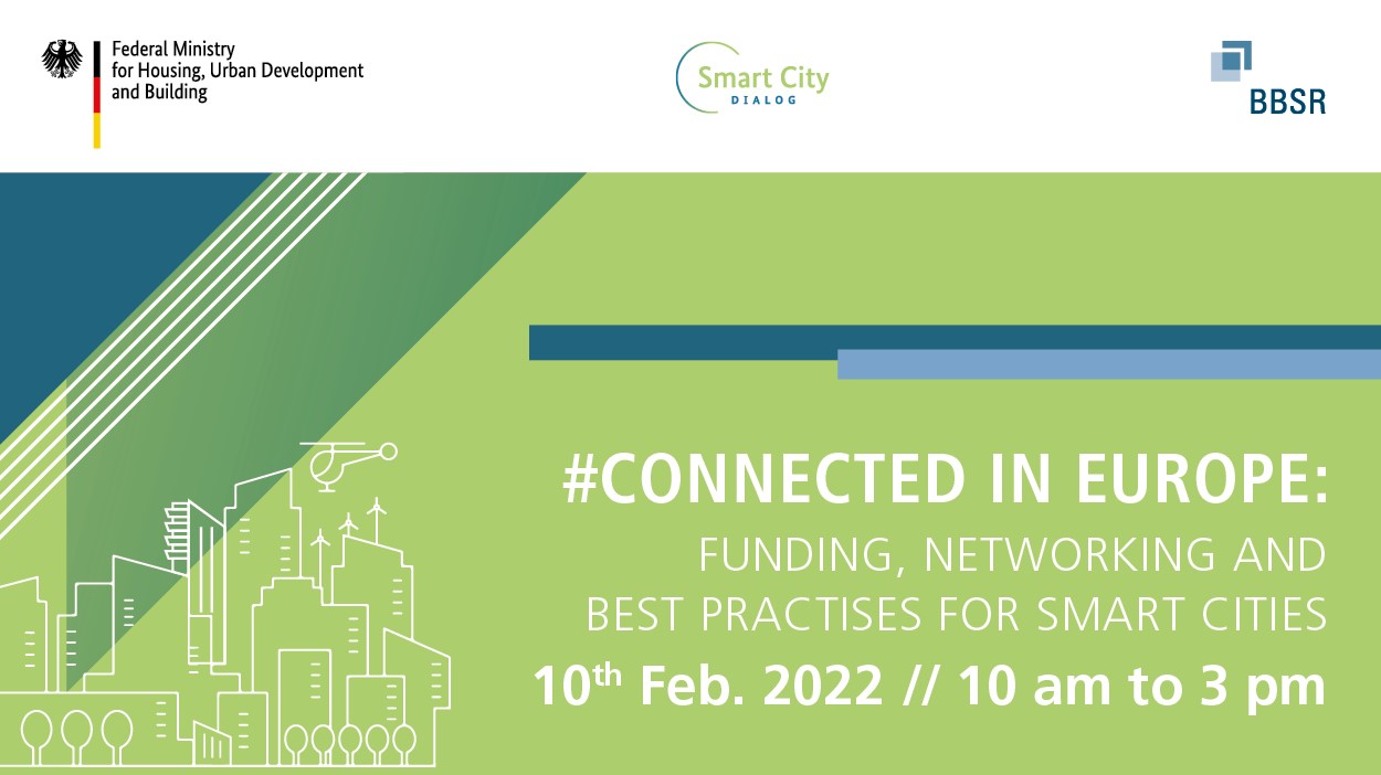 #CONNECTED IN EUROPE: Funding, networking and best practises for smart cities