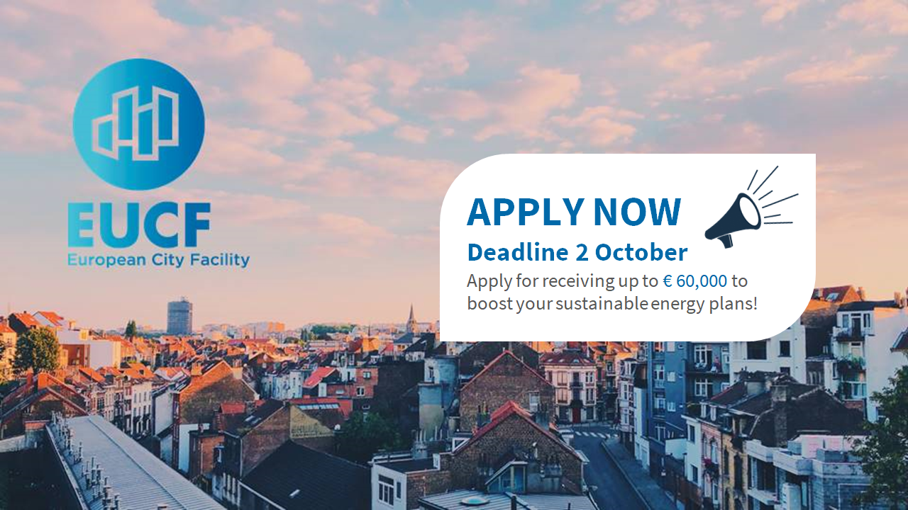 The European City Facility (EUCF) has started the 1st call for applications