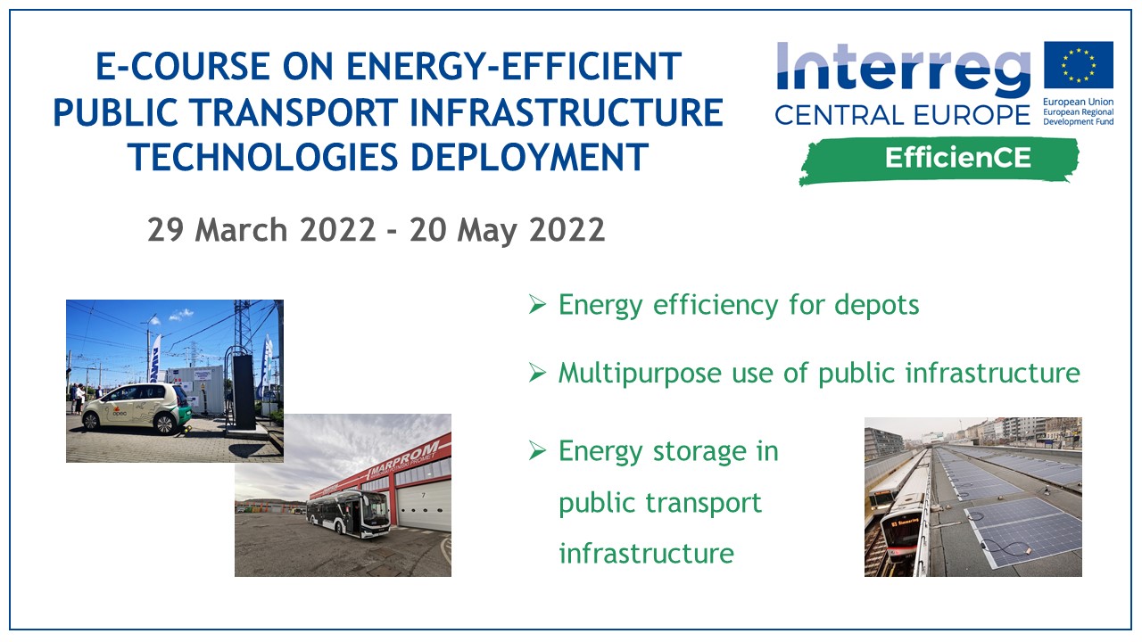 E-course on energy-efficient public transport infrastructure technologies deployment