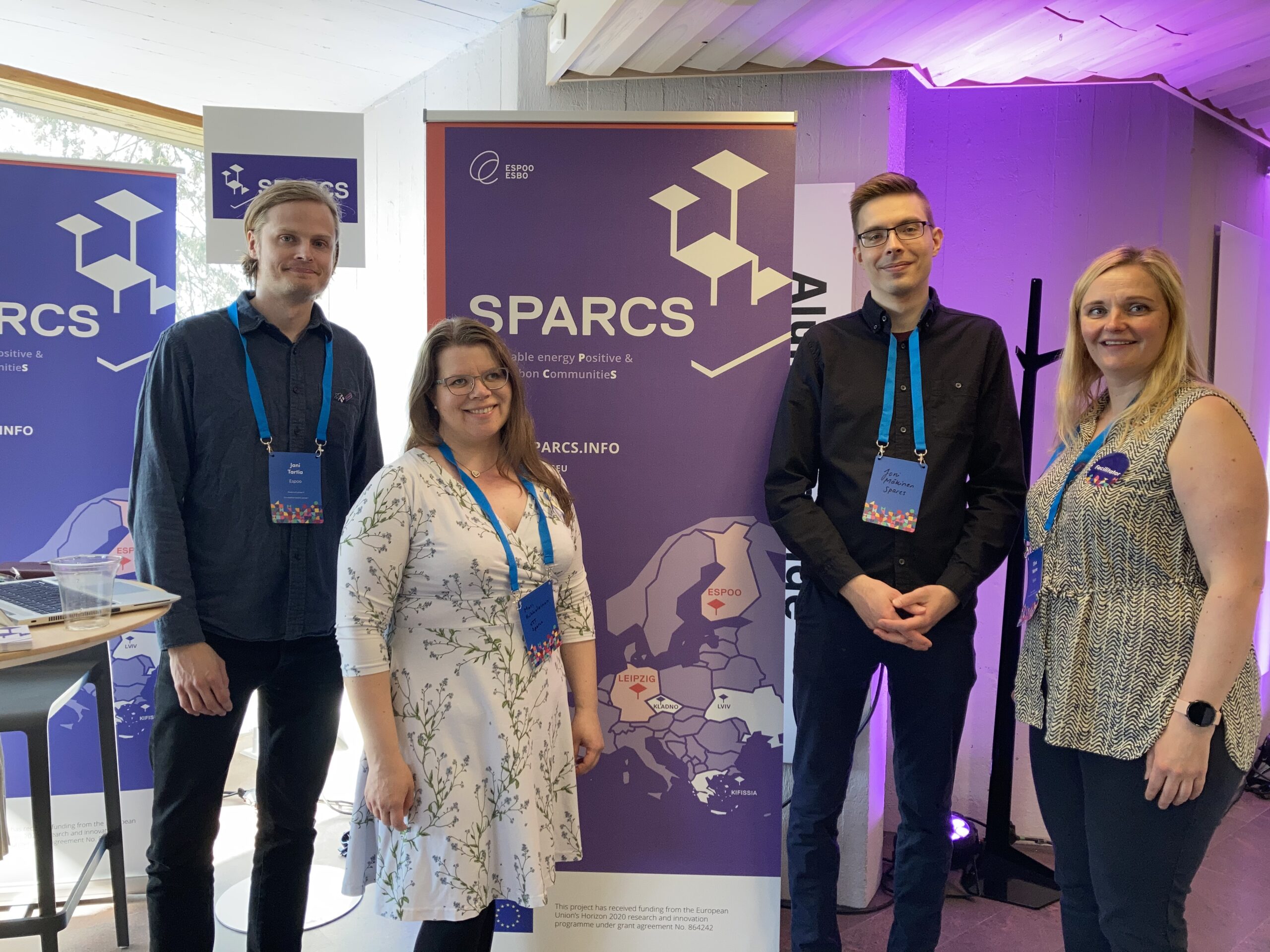 SPARCS team in Eurocities conference in June 2022