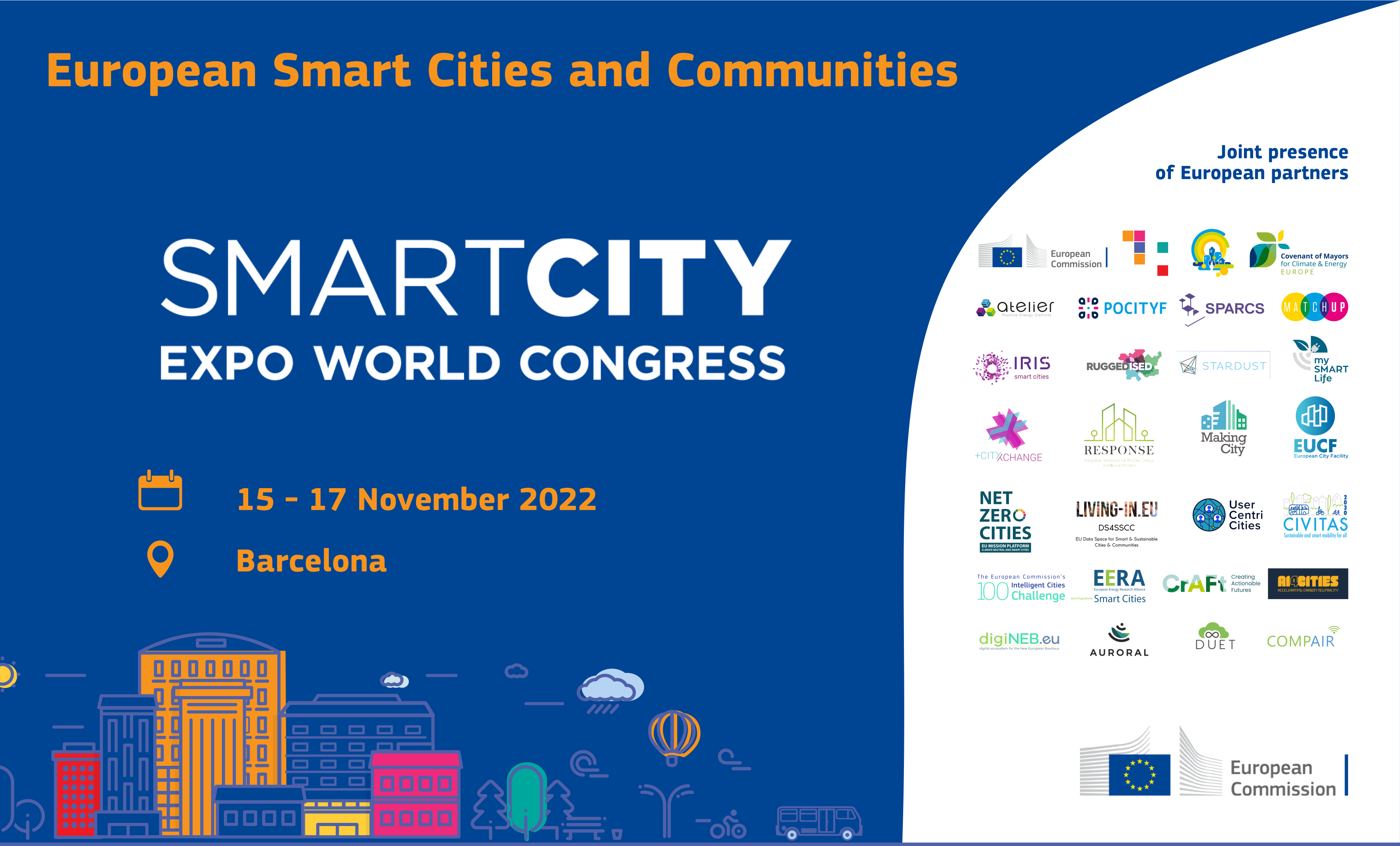SPARCS joins European Smart Cities and Communities at Smart City Expo World Congress 2022