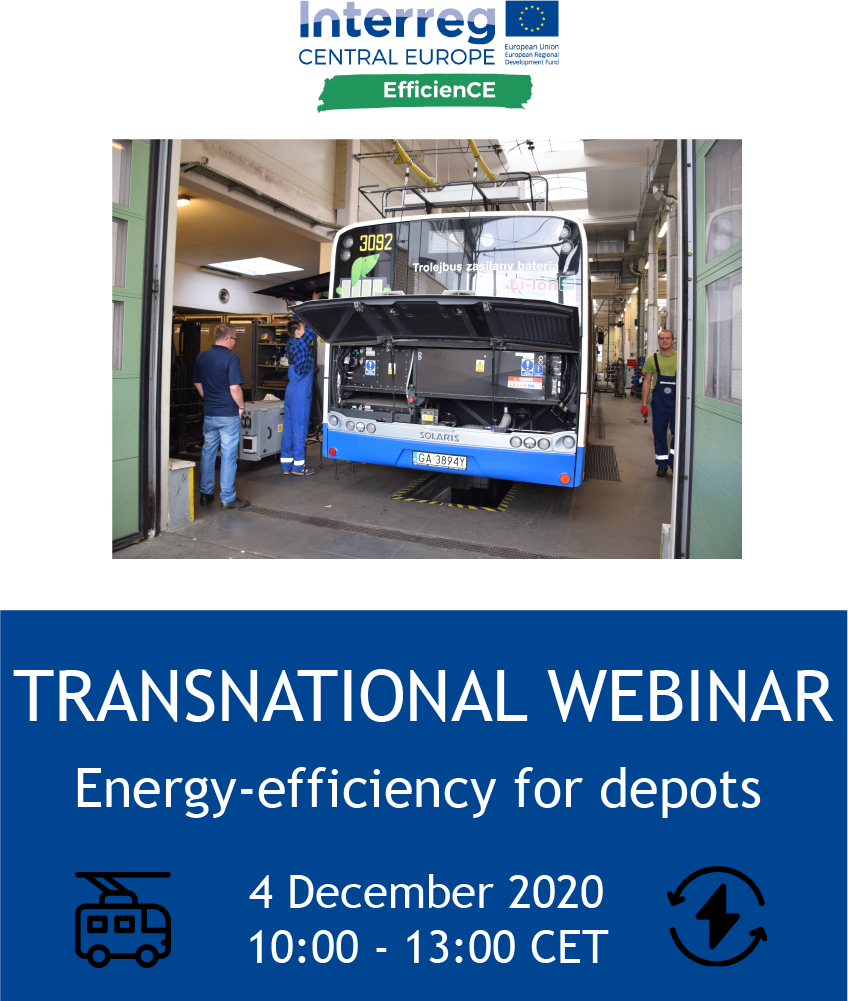 Transnational Webinar: Energy-Efficiency for Depots