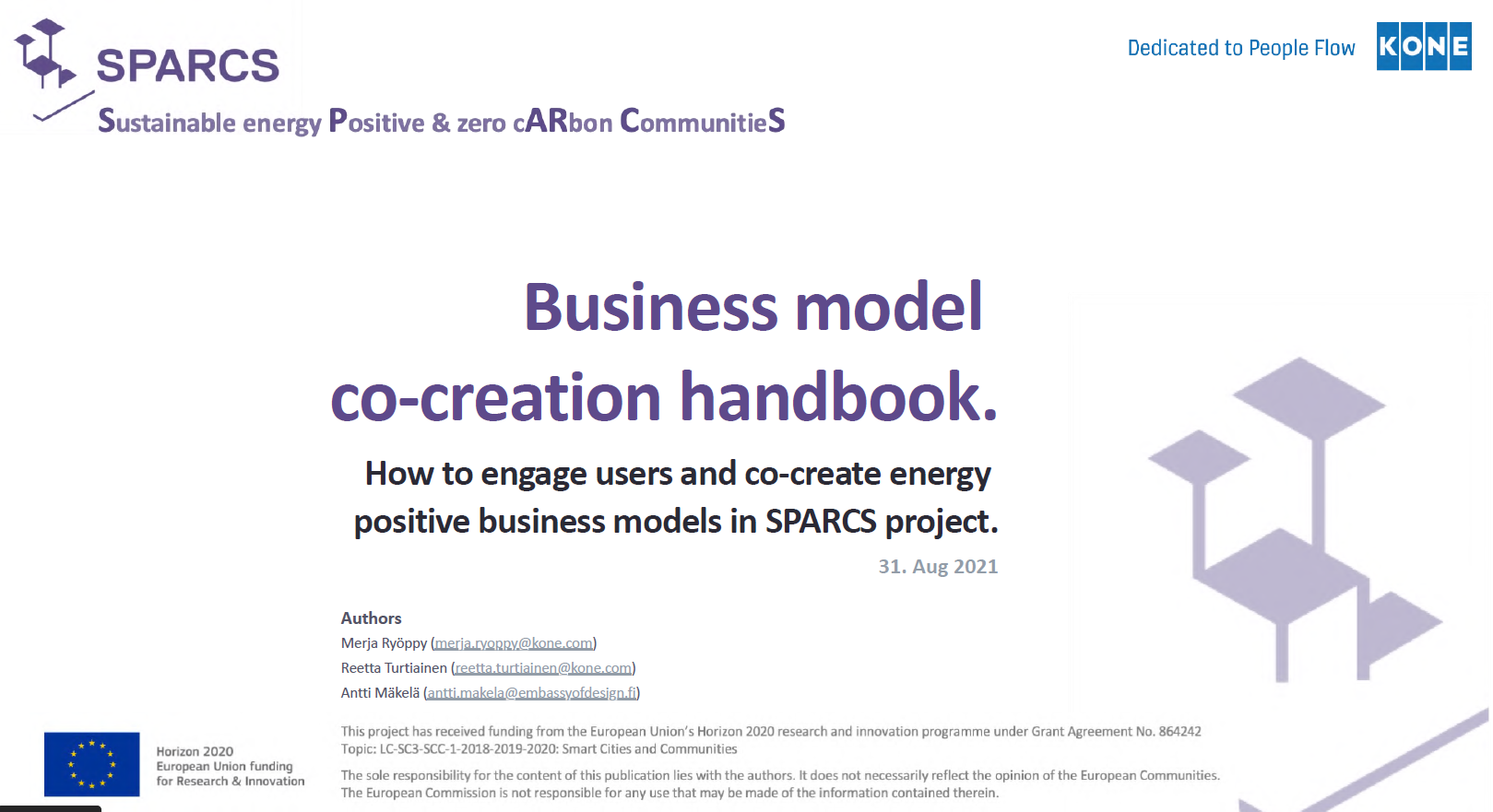 Business model co-creation playbook by KONE